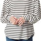 Blusa feminina Jessica Simpson Veera Solid com gola redonda, branca, tamanho extrapequeno