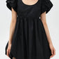 2.7 August Apparel - Bubble Scoop Neck Mini Dress