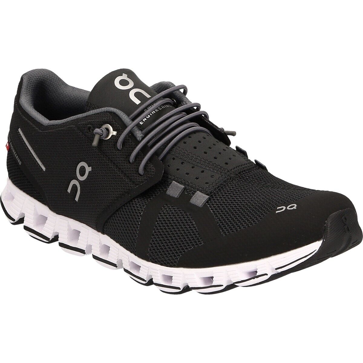 Tênis de corrida feminino ON Cloud, preto, tamanho 6,5