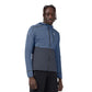 Jaqueta masculina para clima, azul, tamanho pequeno