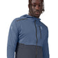 Jaqueta masculina para clima, azul, tamanho pequeno