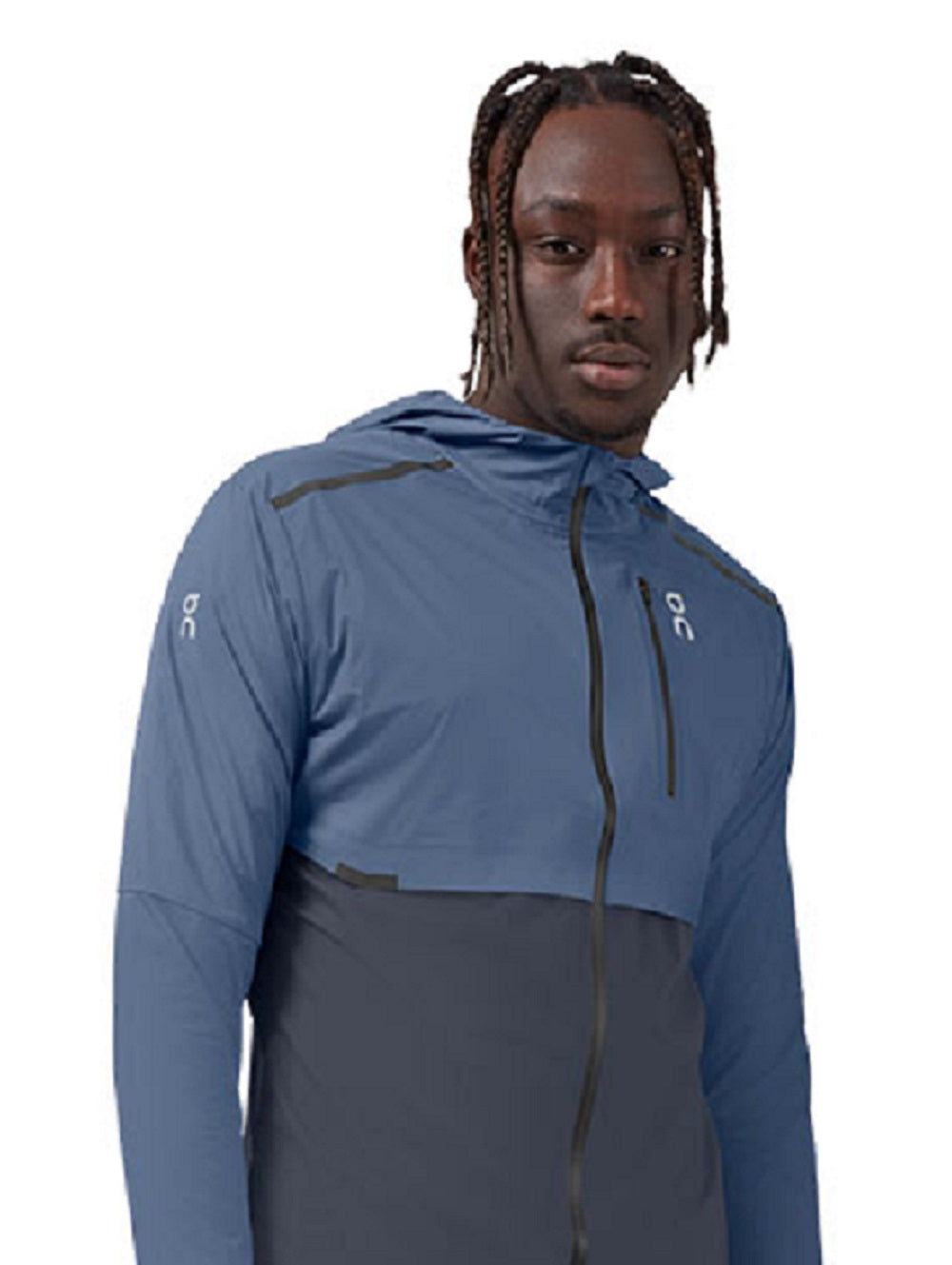 Jaqueta masculina para clima, azul, tamanho pequeno