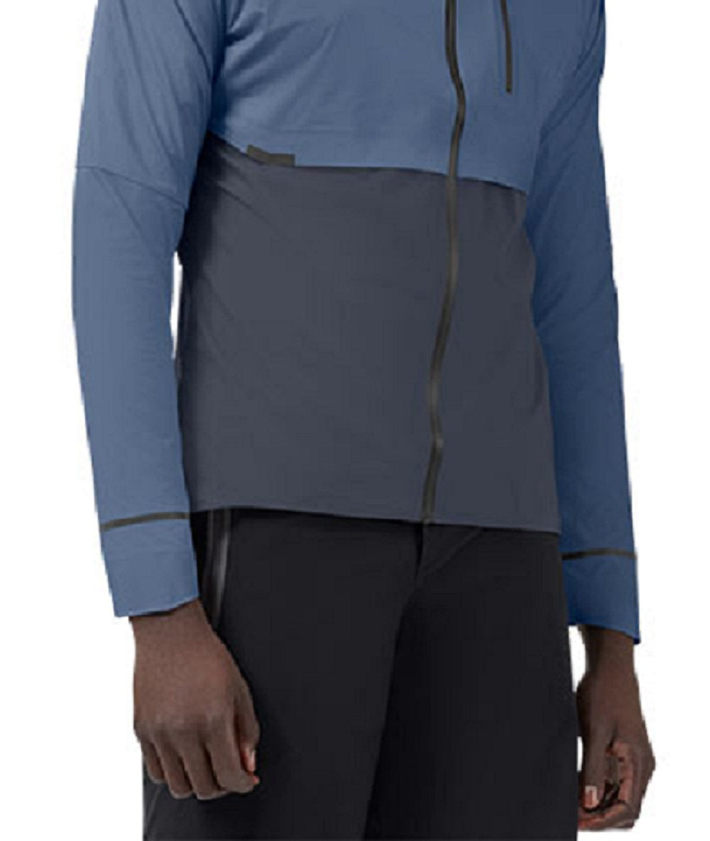 Jaqueta masculina para clima, azul, tamanho pequeno