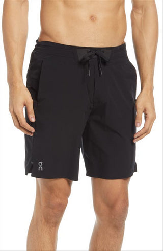 Shorts de corrida híbrido 3 em 1 masculino ON, preto, tamanho grande