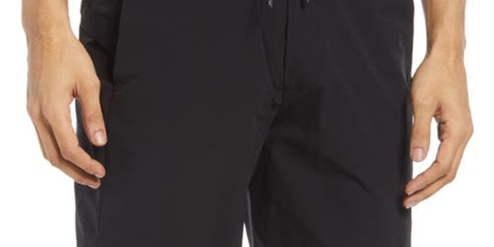 Shorts de corrida híbrido 3 em 1 masculino ON, preto, tamanho grande