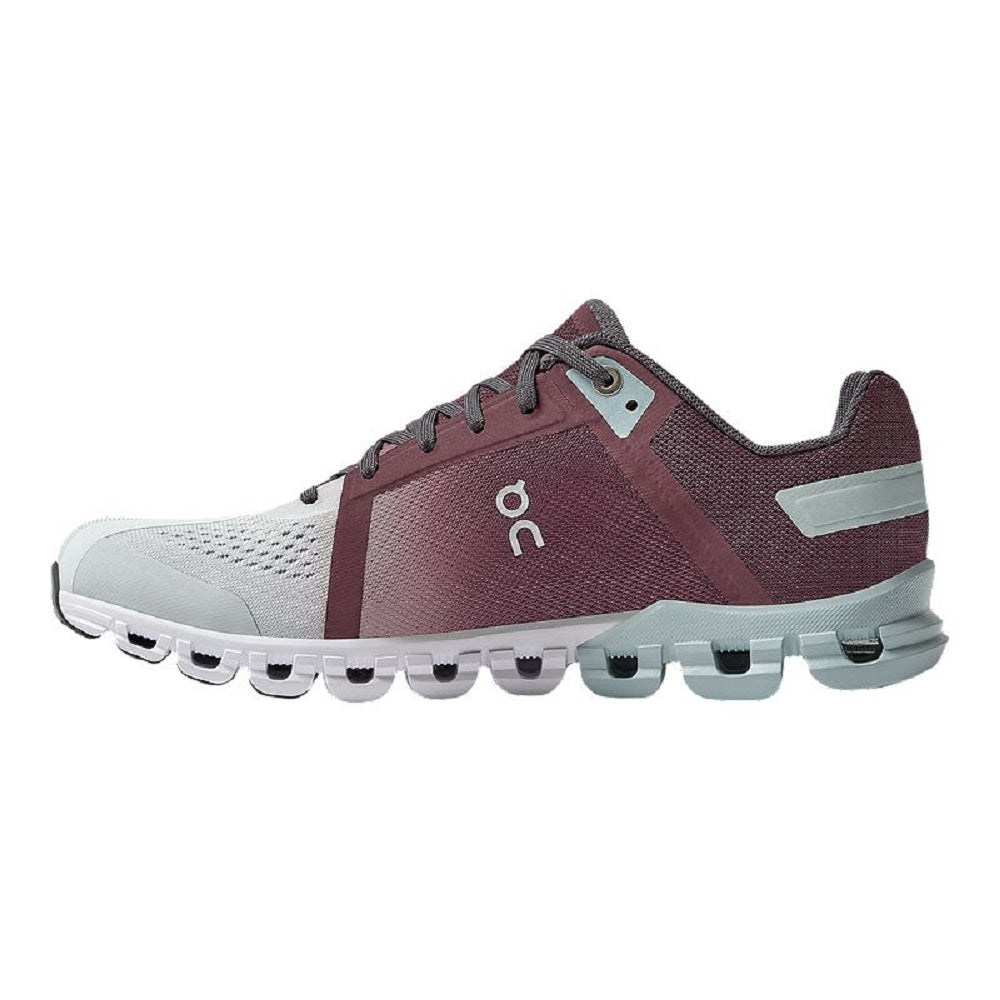 Tênis de corrida ON Cloudflow feminino, roxo, tamanho 7,5