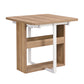 TOPMAX Modern Compact 63-inch 5-Piece Extendable Dining Table Set