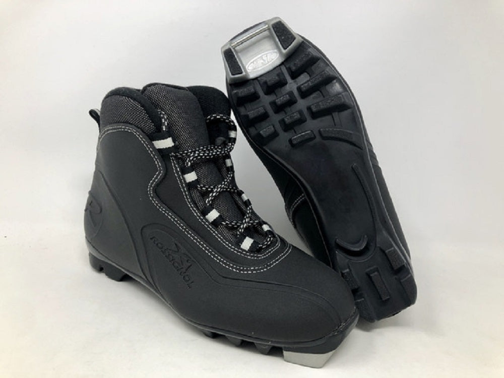 Bota de esqui cross-country masculina Rossignol X1 preta, tamanho 38 UE