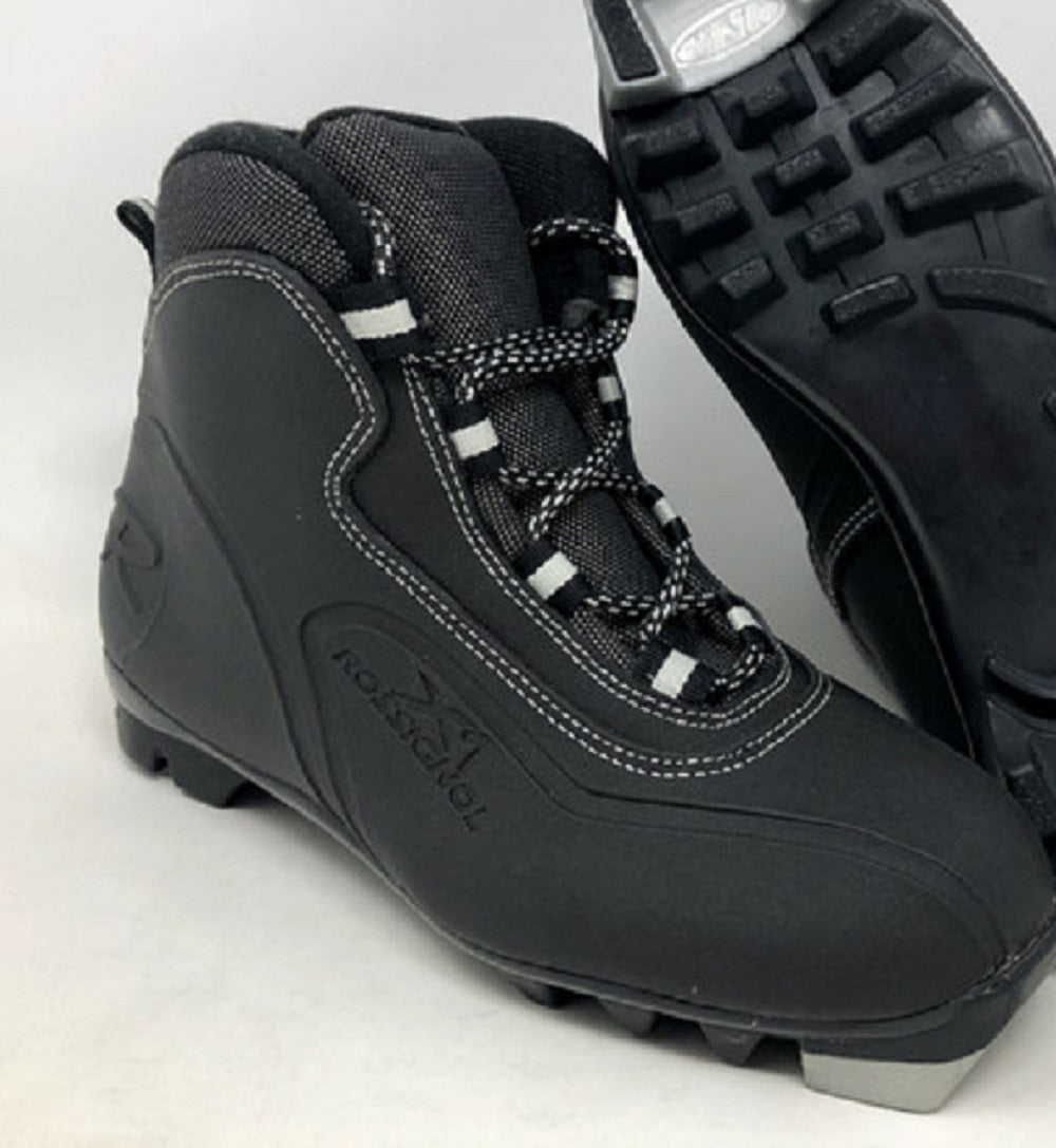 Bota de esqui cross-country masculina Rossignol X1 preta, tamanho 38 UE