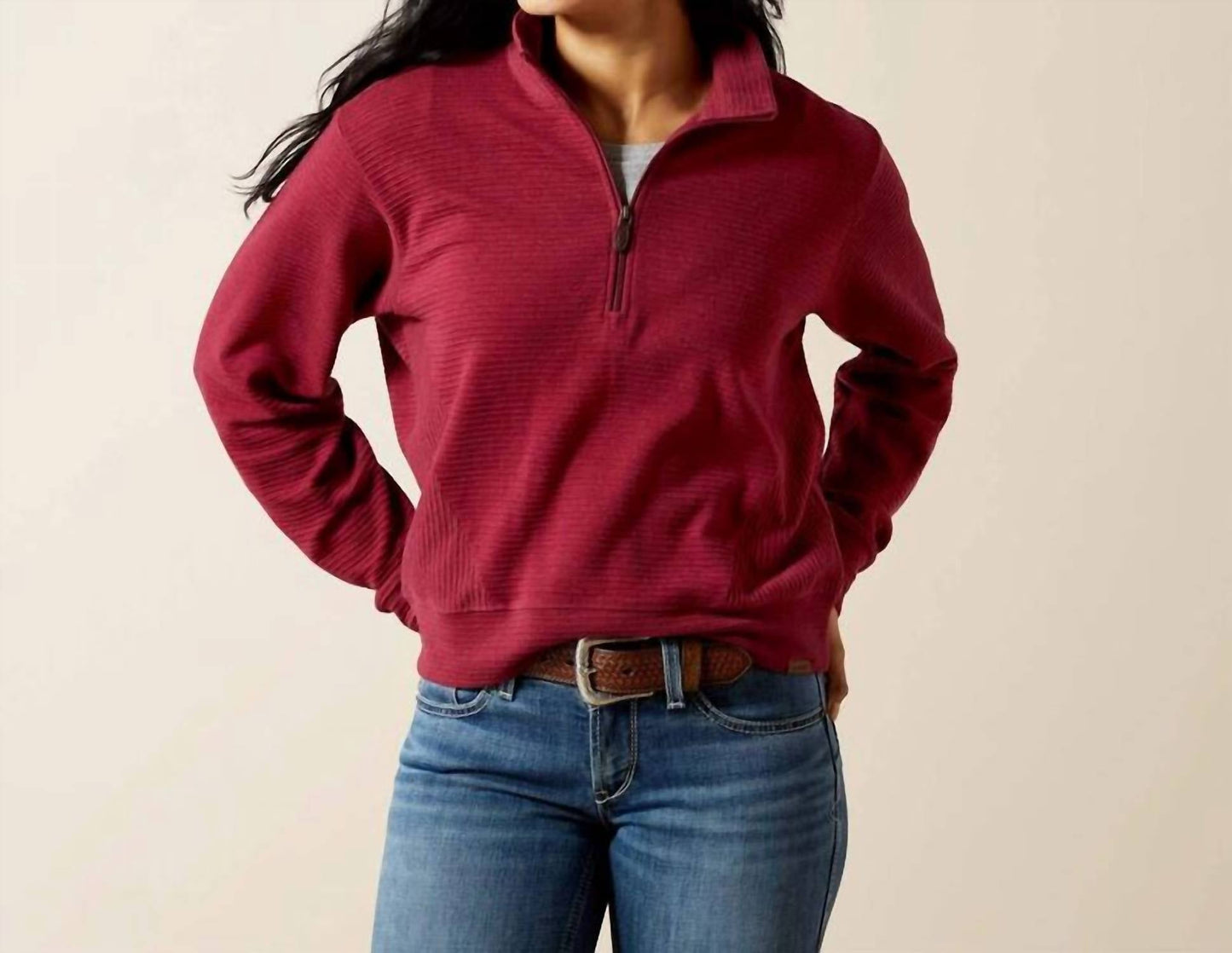 Ariat - High Noon 1/2 Zip Pullover Sweatshirt - Plus