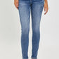 Risen - Women's Tiffany Mid Rise Non Distressed Skinny Jeans