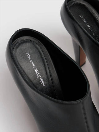 Alexander Mcqueen - Mulas de couro