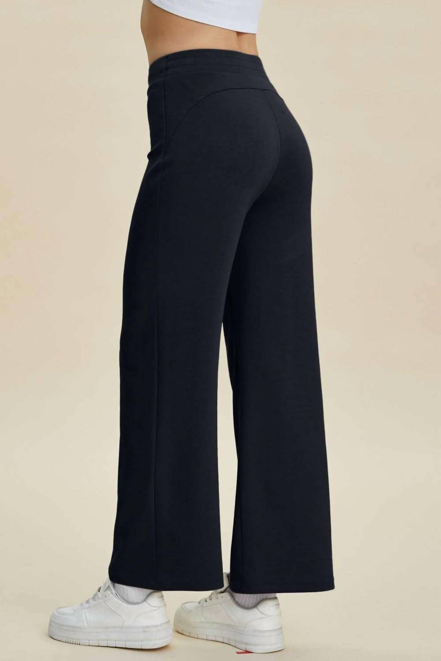 Basic Bae - Full Size Air Scuba Drawstring Wide Leg Pants
