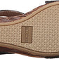 TOMS Clarissa Wedges Feminino Preto/Linho Metálico