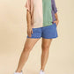 Umgee - Color Block Cotton Gauze Top,