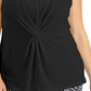 Blusa regata feminina plus size Alfani Twisted