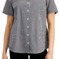Camisa feminina Karen Scott xadrez preta tamanho pequeno grande
