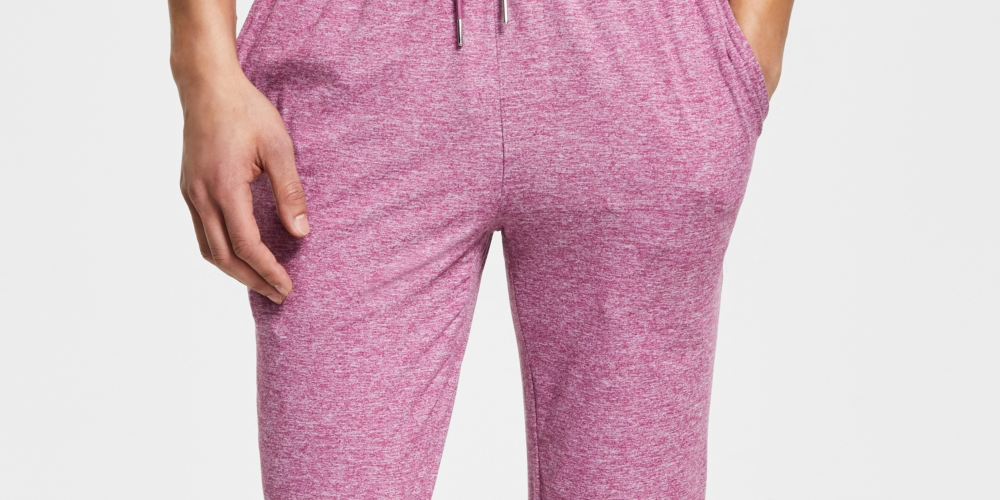 Calça Tech com Cordão Alfani Masculina Roxa Tamanho Médio