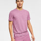 Camiseta de pijama masculina Alfani Performance, roxa, tamanho XX-G