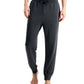 Calça de pijama leve masculina Club Room Terry Jogger cinza tamanho XX-G