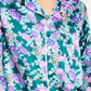 Pijama de cetim estampado masculino INC International Concepts, verde, tamanho XX-G
