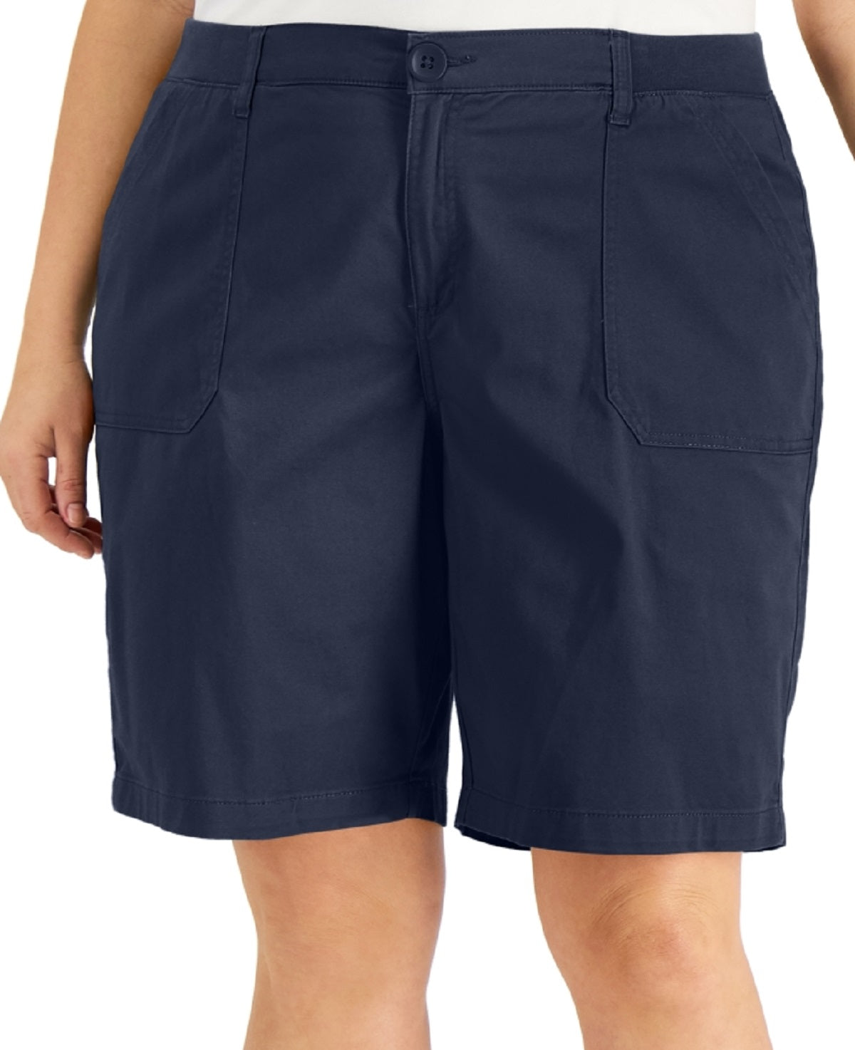 Shorts feminino Karen Scott azul tamanho 24W