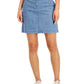 Saia-calça feminina Karen Scott Chambray Azul Tamanho 14 Petite