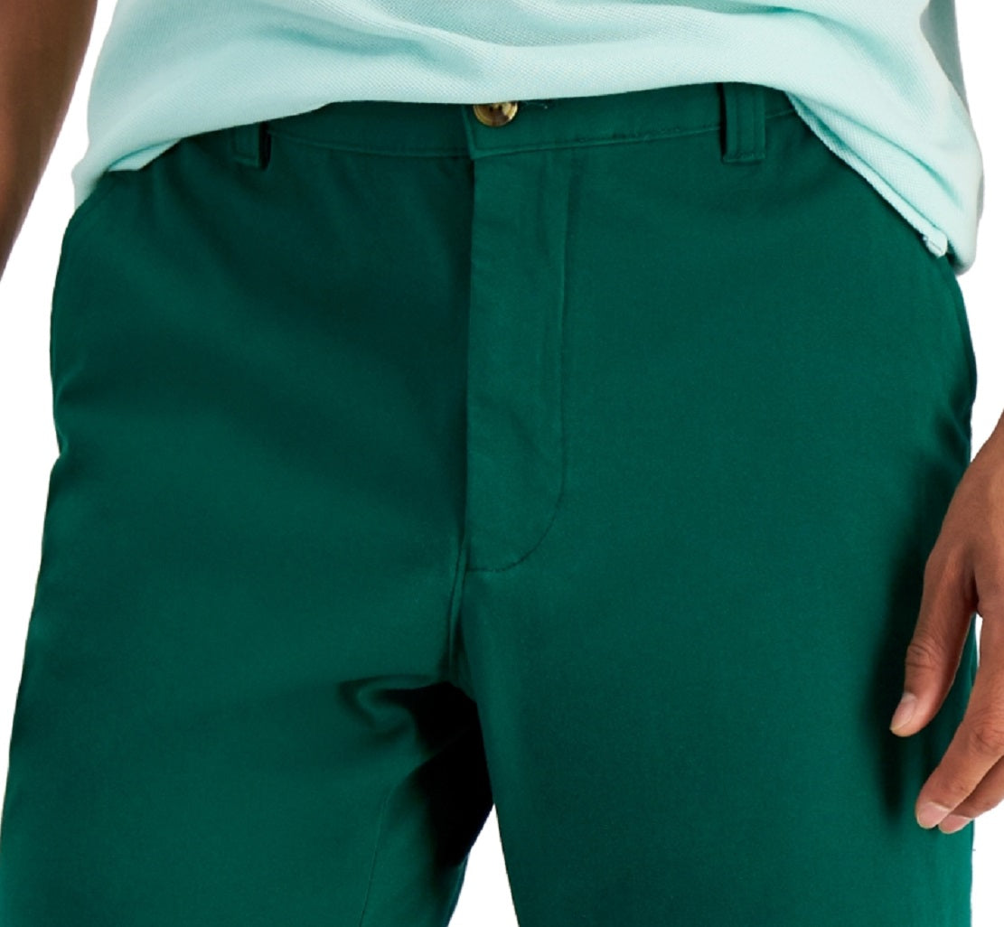 Shorts Club Room Masculino Regular Fit Way Stretch Verde Tamanho 33