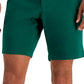 Shorts Club Room Masculino Regular Fit 9 4 Way Stretch Verde Tamanho 40