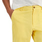 Club Room Shorts Masculino Regular Fit 9 4 Way Stretch Amarelo