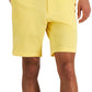 Club Room Shorts Masculino Regular Fit 9 4 Way Stretch Amarelo