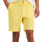Calções Club Room Masculino Regular Fit 9 Stretch 4-Way Amarelo Tamanho 40