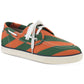Sapatos náuticos masculinos Royce Club Room, verdes, tamanho 7,5 m