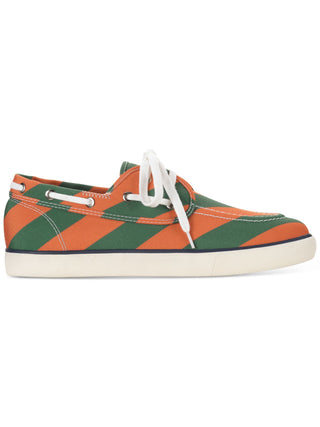 Sapatos náuticos masculinos Royce Club Room, verdes, tamanho 7,5 m
