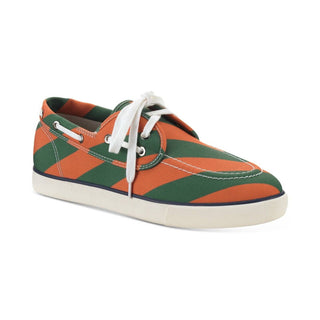 Sapato náutico masculino Club Room Royce verde tamanho 10