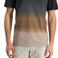 Camisa Alfani Masculina Estampada Ombré Marrom Tamanho Grande