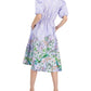 Vestido feminino com recorte estampado, roxo, tamanho grande, da INC International Concepts