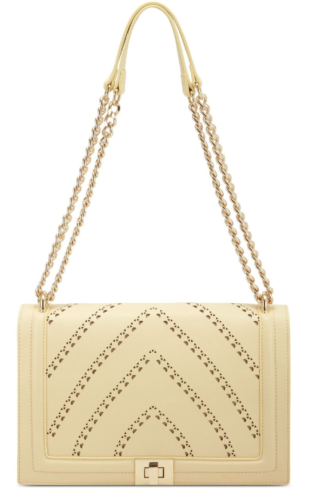 INC International Concepts Ajae Chevron Crossbody feminino amarelo tamanho regular