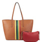 INC International Concepts Zoiey 2 1 Tote Feminina Marrom Tamanho Regular