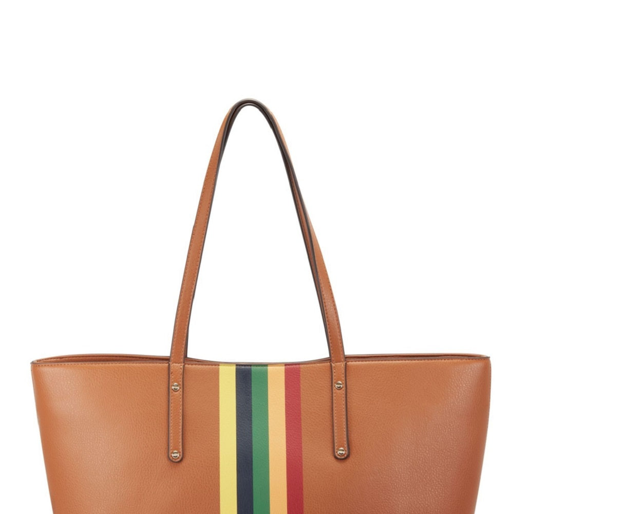 INC International Concepts Zoiey 2 1 Tote Feminina Marrom Tamanho Regular