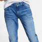 Calça jeans masculina slim fit, lavagem média, azul, tamanho 33x30 da INC International Concepts