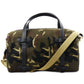 Bolsa de lona camuflada masculina Club Room, verde, tamanho regular