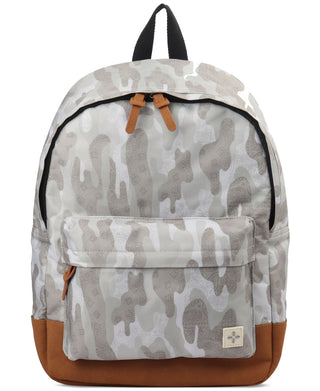 Mochila camuflada Riley Canvas masculina Sun + Stone, bege, tamanho regular