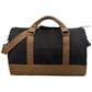 Bolsa de viagem conversível de lona masculina Sun + Stone, preta, tamanho regular