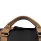 Bolsa de viagem conversível de lona masculina Sun + Stone, preta, tamanho regular