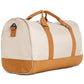 Bolsa de viagem conversível de lona masculina Sun + Stone, bege, tamanho regular