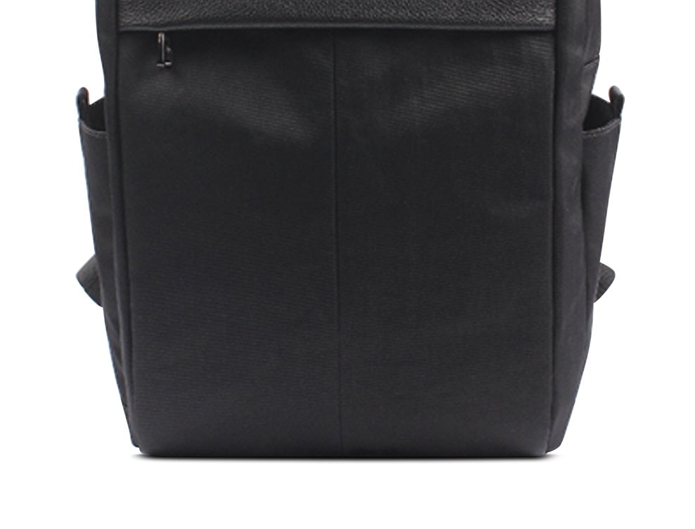 Mochila Alfani Masculina Acolchoada com Acabamento Sintético, Preta, Tamanho Regular