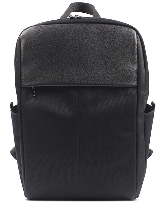 Mochila Alfani Masculina Acolchoada com Acabamento Sintético, Preta, Tamanho Regular