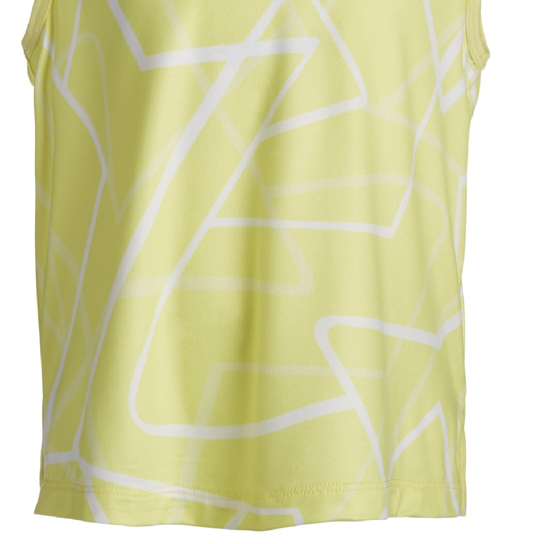 ID Ideology Big Girl's Geo Print Tank Top Verde Tamanho Médio