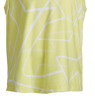 ID Ideology Big Girl's Geo Print Tank Top Verde Tamanho Médio